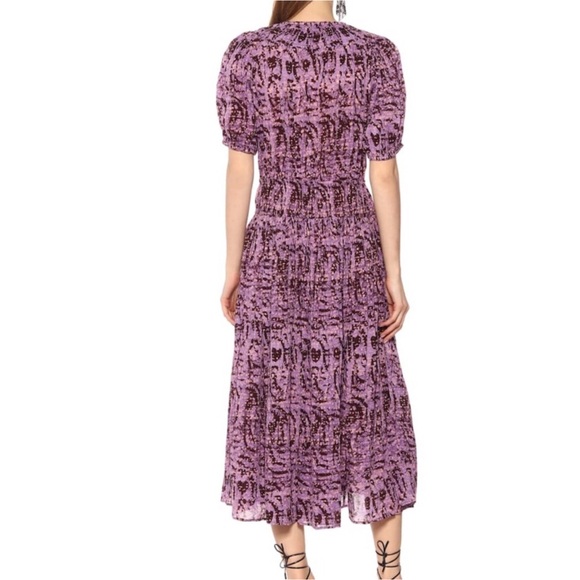 Ulla Johnson Purple Midi Dress - Picture 3 of 9